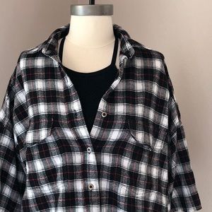 Easel Frayed Flannel